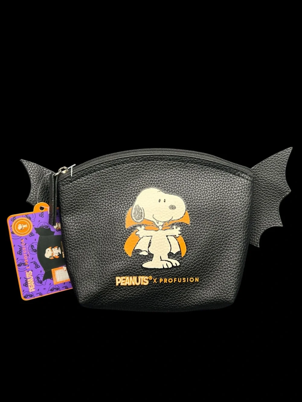 2026 Profusion x Peanuts Halloween Count Snoopy Cosmetic Bag & Gems Set 🐾